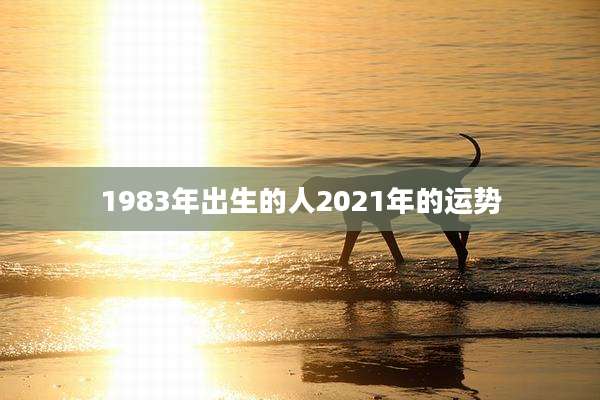 1983年出生的人2021年的运势