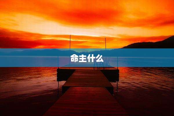 命主什么