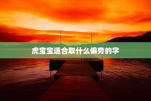 虎宝宝适合取什么偏旁的字