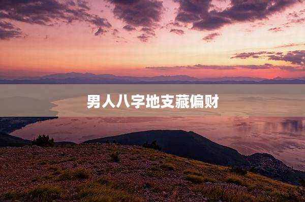 男人八字地支藏偏财