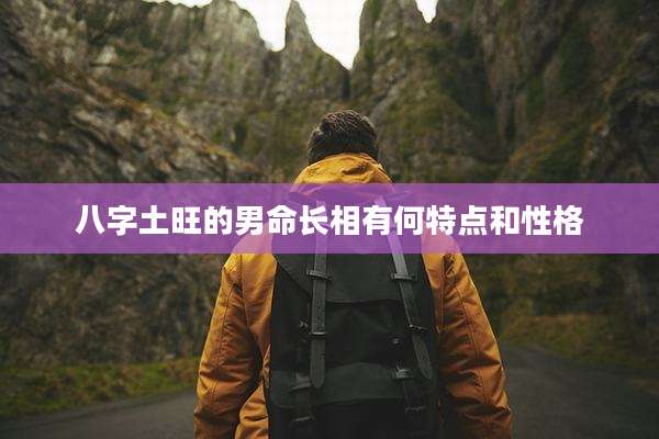 八字土旺的男命长相有何特点和性格