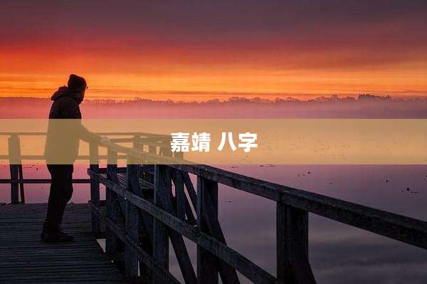 嘉靖 八字