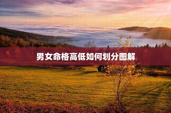 男女命格高低如何划分图解