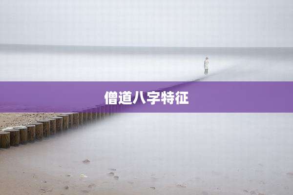 僧道八字特征