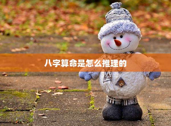 八字算命是怎么推理的