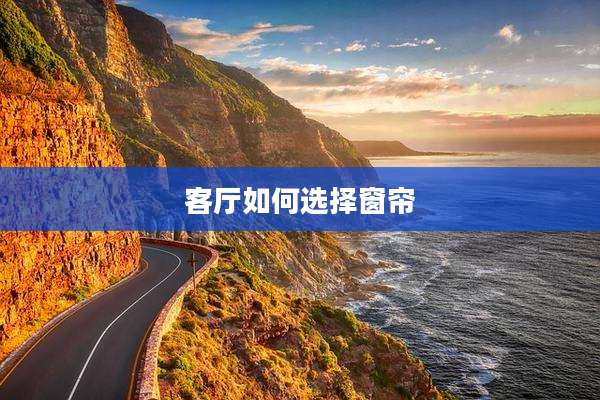 客厅如何选择窗帘
