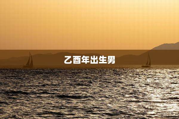 乙酉年出生男
