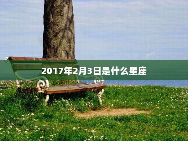 2017年2月3日是什么星座