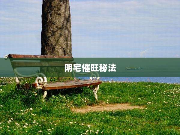 阴宅催旺秘法