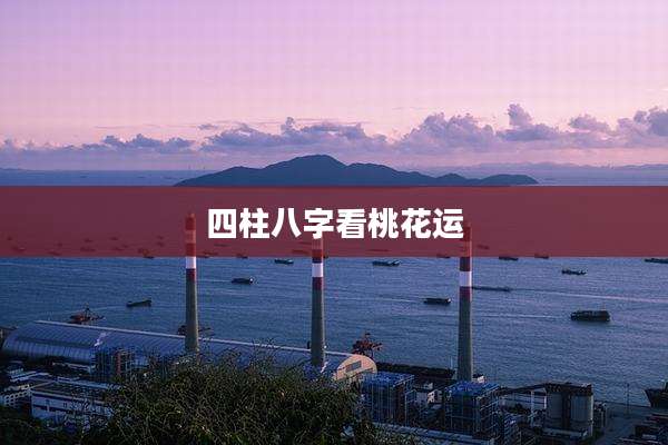 四柱八字看桃花运