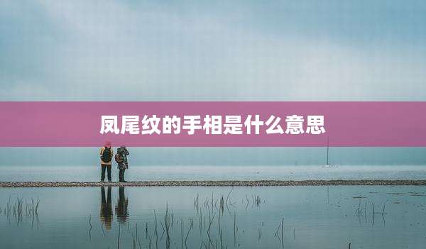凤尾纹的手相是什么意思