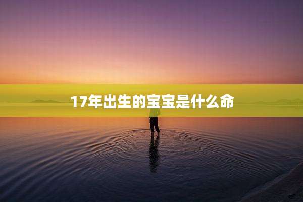 17年出生的宝宝是什么命