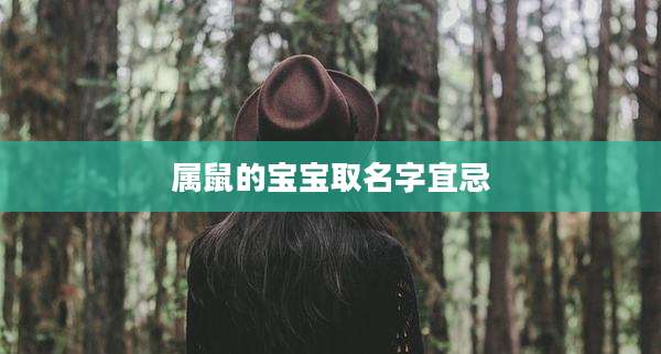 属鼠的宝宝取名字宜忌
