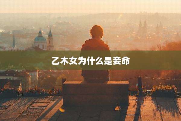 乙木女为什么是妾命