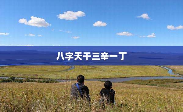 八字天干三辛一丁