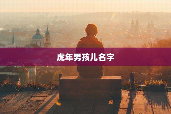 虎年男孩儿名字
