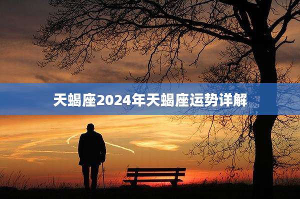 天蝎座2024年天蝎座运势详解