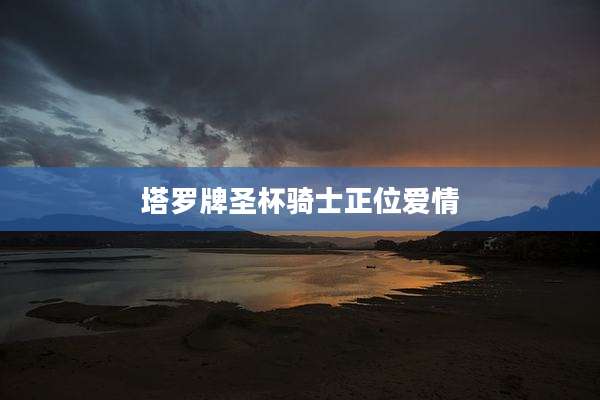 塔罗牌圣杯骑士正位爱情