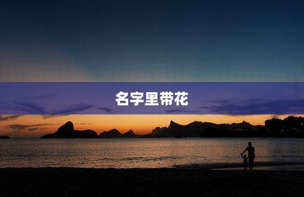 名字里带花