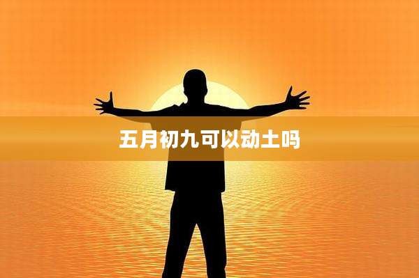 五月初九可以动土吗