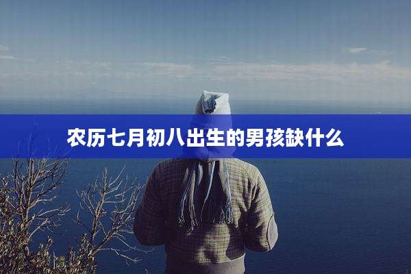 农历七月初八出生的男孩缺什么