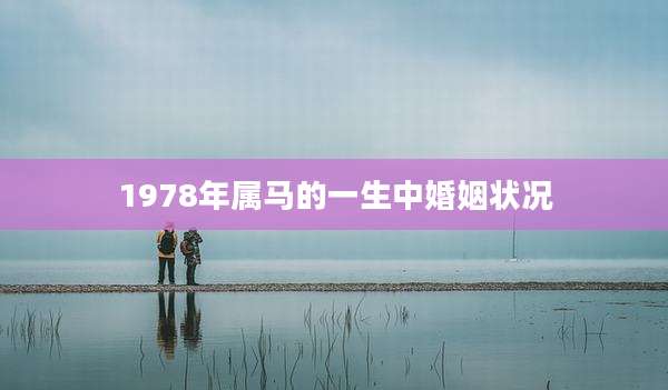 1978年属马的一生中婚姻状况
