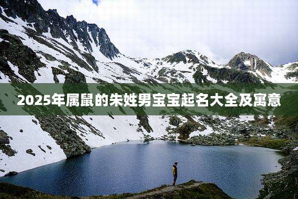 2025年属鼠的朱姓男宝宝起名大全及寓意