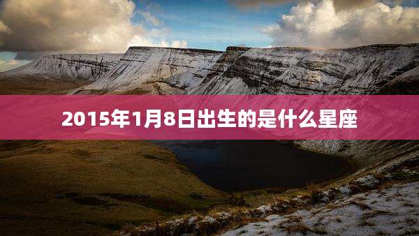 2015年1月8日出生的是什么星座