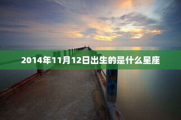 2014年11月12日出生的是什么星座
