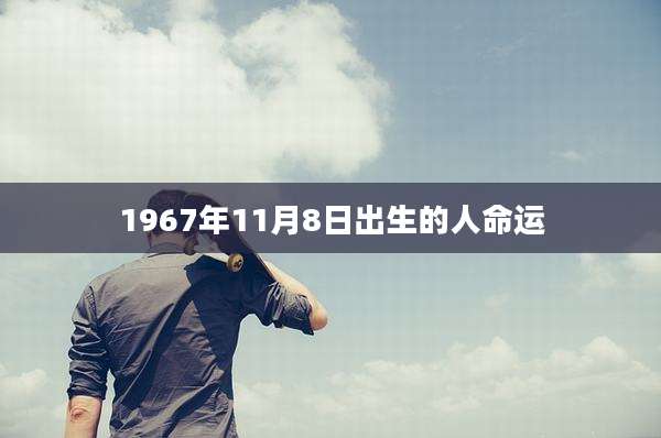 1967年11月8日出生的人命运