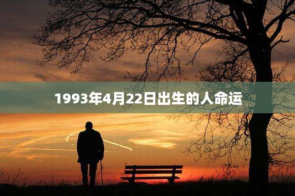 1993年4月22日出生的人命运
