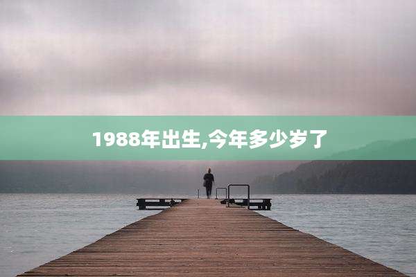 1988年出生,今年多少岁了