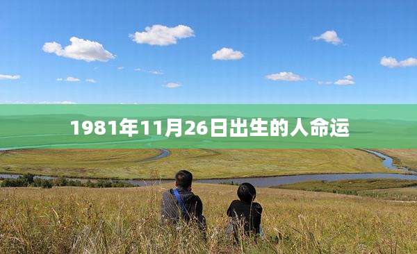 1981年11月26日出生的人命运