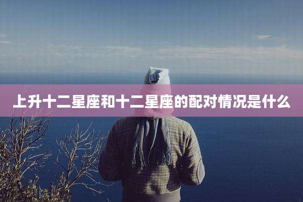 上升十二星座和十二星座的配对情况是什么