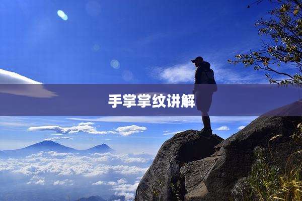 手掌掌纹讲解