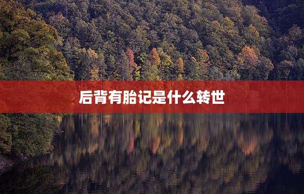 后背有胎记是什么转世
