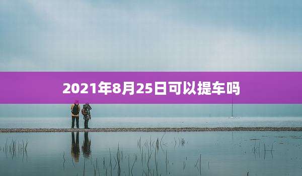 2021年8月25日可以提车吗