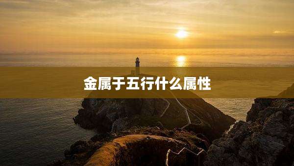 金属于五行什么属性