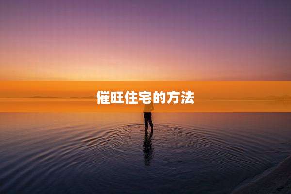 催旺住宅的方法