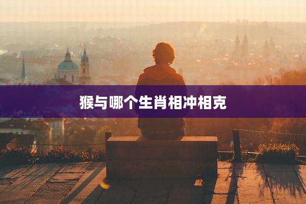 猴与哪个生肖相冲相克