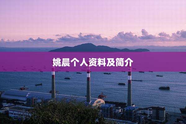 姚晨个人资料及简介