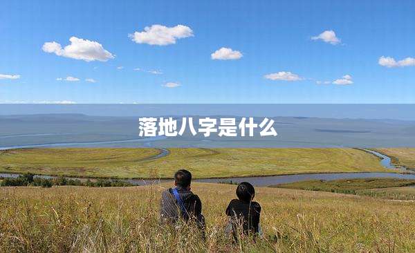 落地八字是什么