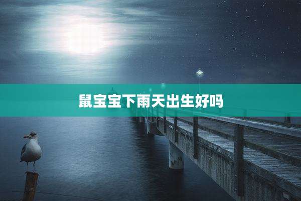 鼠宝宝下雨天出生好吗