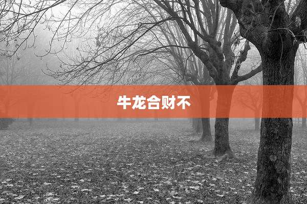 牛龙合财不