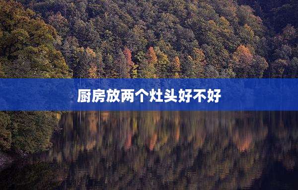 厨房放两个灶头好不好