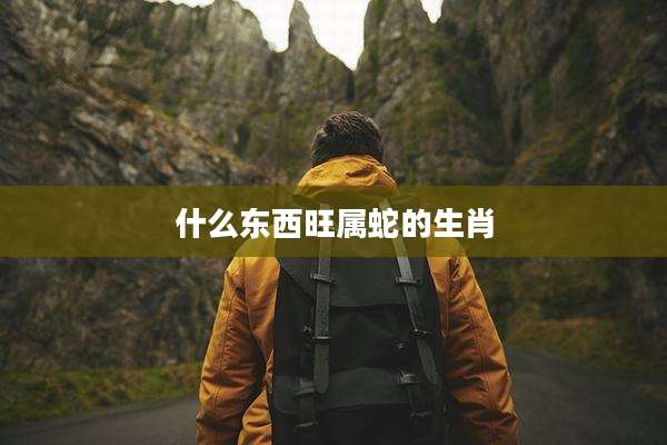 什么东西旺属蛇的生肖
