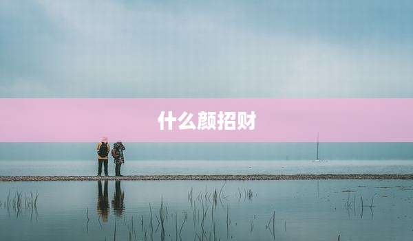 什么颜招财