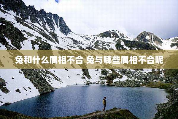 兔和什么属相不合 兔与哪些属相不合呢