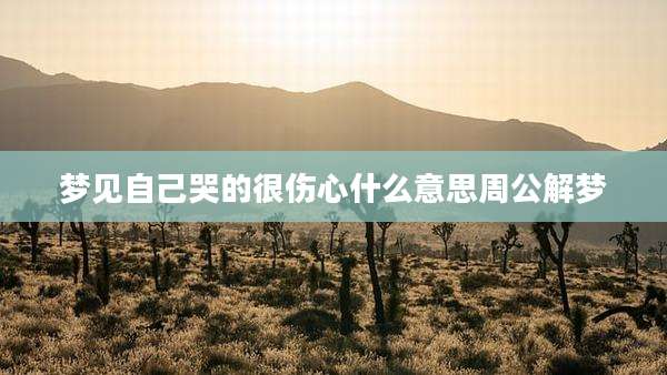 梦见自己哭的很伤心什么意思周公解梦