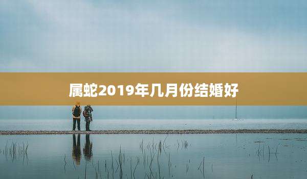 属蛇2019年几月份结婚好